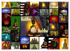 Buddha (Wandkalender 2024 DIN A2 quer), CALVENDO Monatskalender von Burlager,  Claudia