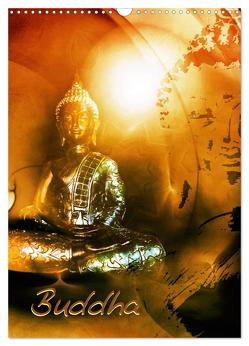 Buddha (Wandkalender 2024 DIN A3 hoch), CALVENDO Monatskalender von Burlager,  Claudia
