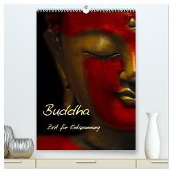 Buddha – Zeit für Entspannung (hochwertiger Premium Wandkalender 2024 DIN A2 hoch), Kunstdruck in Hochglanz von Burlager,  Claudia