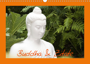 Buddha & Zitate (Wandkalender 2021 DIN A3 quer) von Stanzer,  Elisabeth