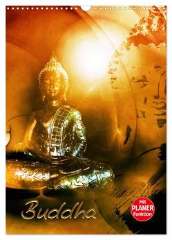 Buddhismus (Wandkalender 2024 DIN A3 hoch), CALVENDO Monatskalender von Burlager,  Claudia