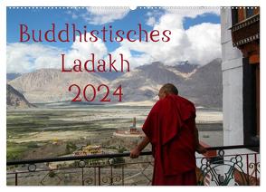 Buddhistisches Ladakh (Wandkalender 2024 DIN A2 quer), CALVENDO Monatskalender von Gruse,  Sven