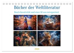 Bücher der Weltliteratur (Tischkalender 2024 DIN A5 quer), CALVENDO Monatskalender von Gierok-Latniak,  Steffen
