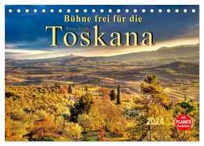 Bühne frei für die Toskana (Tischkalender 2024 DIN A5 quer), CALVENDO Monatskalender von Roder,  Peter