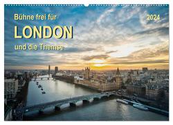 Bühne frei für London und die Themse (Wandkalender 2024 DIN A2 quer), CALVENDO Monatskalender von Roder,  Peter
