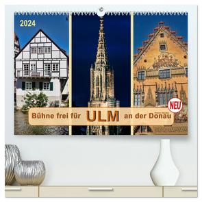 Bühne frei für Ulm an der Donau (hochwertiger Premium Wandkalender 2024 DIN A2 quer), Kunstdruck in Hochglanz von Roder,  Peter