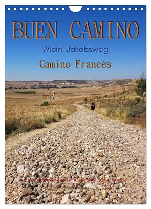Buen Camino – Mein Jakobsweg – Camino Francés (Wandkalender 2024 DIN A4 hoch), CALVENDO Monatskalender von Roder,  Peter