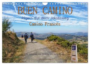Buen Camino – pilgern auf dem Jakobsweg – Camino Francés (Wandkalender 2024 DIN A4 quer), CALVENDO Monatskalender von Roder,  Peter