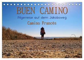 Buen Camino – Pilgerreise auf dem Jakobsweg – Camino Francés (Tischkalender 2024 DIN A5 quer), CALVENDO Monatskalender von Roder,  Peter