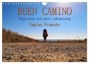 Buen Camino – Pilgerreise auf dem Jakobsweg – Camino Francés (Wandkalender 2024 DIN A4 quer), CALVENDO Monatskalender von Roder,  Peter