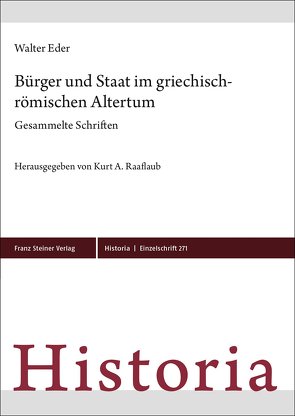 Bürger und Staat im griechisch-römischen Altertum von Eder,  Walter, Raaflaub,  Kurt A.