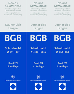 Bürgerliches Gesetzbuch: Schuldrecht von Dauner-Lieb,  Barbara, Heidel,  Thomas, in Verbindung mit dem Deutschen Anwaltverein, Langen,  Werner, Ring,  Gerhard