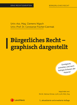 Bürgerliches Recht – graphisch dargestellt (Skriptum) von Fischer-Czermak,  Constanze, Nigsch,  Clemens, Ortner,  Helmut
