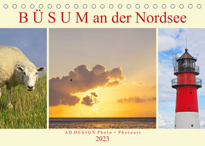 Büsum an der Nordsee (Tischkalender 2023 DIN A5 quer) von DESIGN Photo + PhotoArt,  AD, Dölling,  Angela