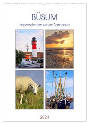 Büsum – Impressionen eines Sommers (Wandkalender 2024 DIN A2 hoch), CALVENDO Monatskalender von Dölling,  AD DESIGN Photo + PhotoArt,  Angela