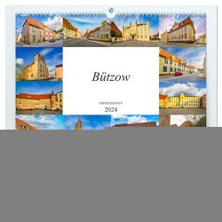 Bützow Impressionen (hochwertiger Premium Wandkalender 2024 DIN A2 quer), Kunstdruck in Hochglanz von Meutzner,  Dirk