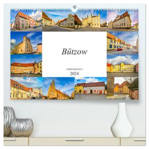 Bützow Impressionen (hochwertiger Premium Wandkalender 2024 DIN A2 quer), Kunstdruck in Hochglanz von Meutzner,  Dirk