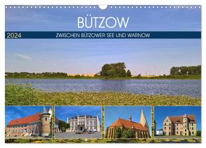 Bützow – Zwischen Bützower See und Warnow (Wandkalender 2024 DIN A3 quer), CALVENDO Monatskalender von Rein,  Markus