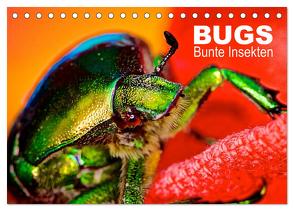 BUGS, Bunte Insekten (Tischkalender 2024 DIN A5 quer), CALVENDO Monatskalender von Bertolini,  Hannes