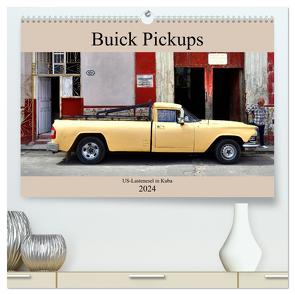 Buick Pickups – US-Lastenesel in Kuba (hochwertiger Premium Wandkalender 2024 DIN A2 quer), Kunstdruck in Hochglanz von von Loewis of Menar,  Henning