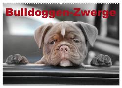 Bulldoggen-Zwerge (Wandkalender 2024 DIN A2 quer), CALVENDO Monatskalender von Stanzer,  Elisabeth