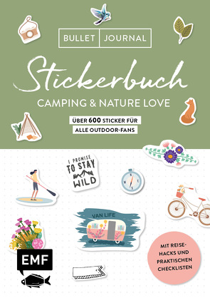Bullet Journal Stickerbuch – Camping & Nature Love – Über 600 Sticker für alle Outdoor-Fans