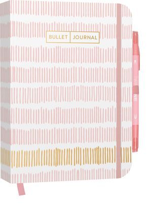 Bullet Journal „Stripes“ 05 mit original Tombow TwinTone Dual-Tip Marker 61 peach pink