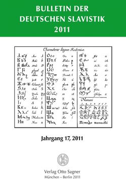Bulletin der Deutschen Slavistik 2011 von Kempgen,  Sebastian, Udolph,  Ludger
