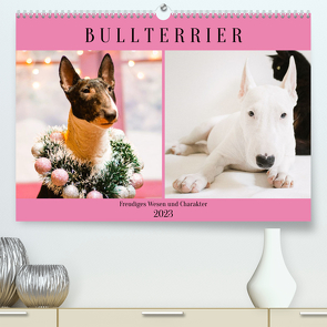 Bullterrier. Freudiges Wesen und Charakter (Premium, hochwertiger DIN A2 Wandkalender 2023, Kunstdruck in Hochglanz) von Hurley,  Rose