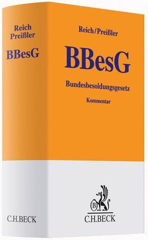 Bundesbesoldungsgesetz von Preißler,  Ulrike, Reich,  Andreas