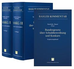 Bundesgesetz über Schuldbetreibung und Konkurs I (Art. 1-158 SchKG) + II (Art. 159-352 SchKG) + Ergänzungsband von Bauer,  Thomas, Staehelin,  Daniel