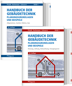 Bundle-Angebot: Handbuch der Gebäudetechnik – Band 1 und 2 von Pistohl,  Wolfram, Rechenauer,  Christian, Scheuerer,  Birgit