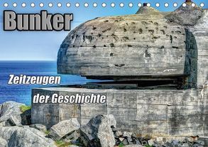 Bunker Zeitzeugen der Geschichte (Tischkalender 2018 DIN A5 quer) von Media,  Hoschie