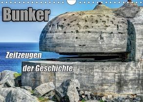 Bunker Zeitzeugen der Geschichte (Wandkalender 2018 DIN A4 quer) von Media,  Hoschie