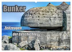 Bunker Zeitzeugen der Geschichte (Wandkalender 2024 DIN A2 quer), CALVENDO Monatskalender von Media,  Hoschie