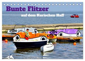 Bunte Flitzer auf dem Kurischen Haff (Tischkalender 2024 DIN A5 quer), CALVENDO Monatskalender von von Loewis of Menar,  Henning