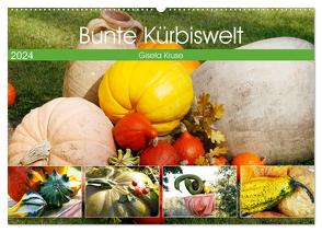 Bunte Kürbiswelt (Wandkalender 2024 DIN A2 quer), CALVENDO Monatskalender von Kruse,  Gisela
