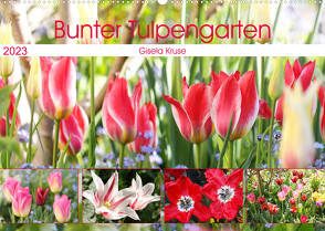 Bunter Tulpengarten (Wandkalender 2023 DIN A2 quer) von Kruse,  Gisela