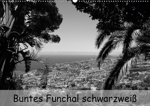 Buntes Funchal schwarzweiß (Wandkalender 2020 DIN A2 quer) von bildkunschd, Heizmann,  Thomas