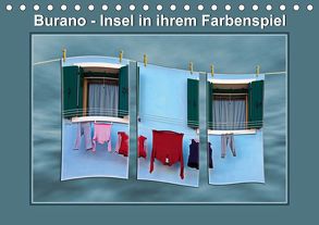 Burano – Insel in ihrem Farbenspiel (Tischkalender 2019 DIN A5 quer) von Hobscheidt,  Ernst