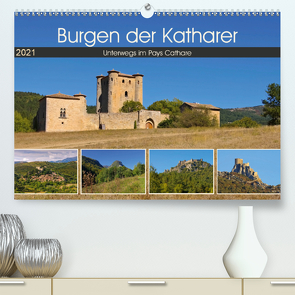 Burgen der Katharer – Unterwegs im Pays Cathare (Premium, hochwertiger DIN A2 Wandkalender 2021, Kunstdruck in Hochglanz) von LianeM