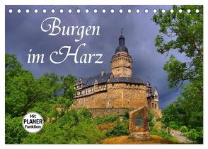 Burgen im Harz (Tischkalender 2024 DIN A5 quer), CALVENDO Monatskalender von LianeM,  LianeM