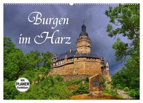 Burgen im Harz (Wandkalender 2024 DIN A2 quer), CALVENDO Monatskalender von LianeM,  LianeM