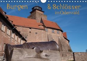 Burgen & Schlösser im Odenwald (Wandkalender 2018 DIN A4 quer) von Kropp,  Gert