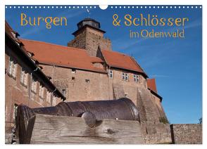 Burgen & Schlösser im Odenwald (Wandkalender 2024 DIN A3 quer), CALVENDO Monatskalender von Kropp,  Gert