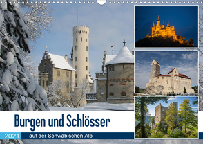 Burgen und Schlösser auf der Schwäbischen Alb (Wandkalender 2021 DIN A3 quer) von u.a.,  KAPEHA