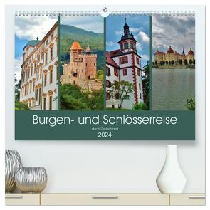 Burgen- und Schlösserreise durch Deutschland (hochwertiger Premium Wandkalender 2024 DIN A2 quer), Kunstdruck in Hochglanz von Janke,  Andrea