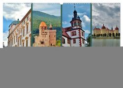 Burgen- und Schlösserreise durch Deutschland (Wandkalender 2024 DIN A2 quer), CALVENDO Monatskalender von Janke,  Andrea