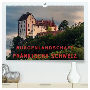 Burgenlandschaft Fränkische Schweiz (hochwertiger Premium Wandkalender 2024 DIN A2 quer), Kunstdruck in Hochglanz von oldshutterhand,  oldshutterhand