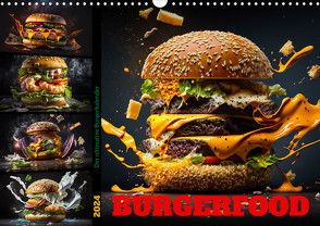 Burgerfood (Wandkalender 2024 DIN A3 quer) von Meutzner,  Dirk